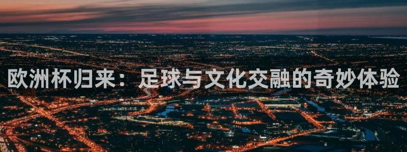 免费看足球直播比赛：欧洲杯归来：足球与文化交融的奇妙体验